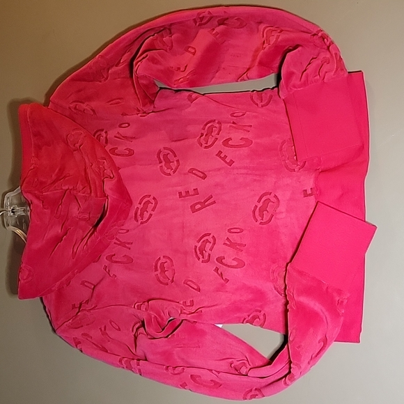 New Red Ecko Red Velor Hoody and sheer Logo design - Picture 13 of 15